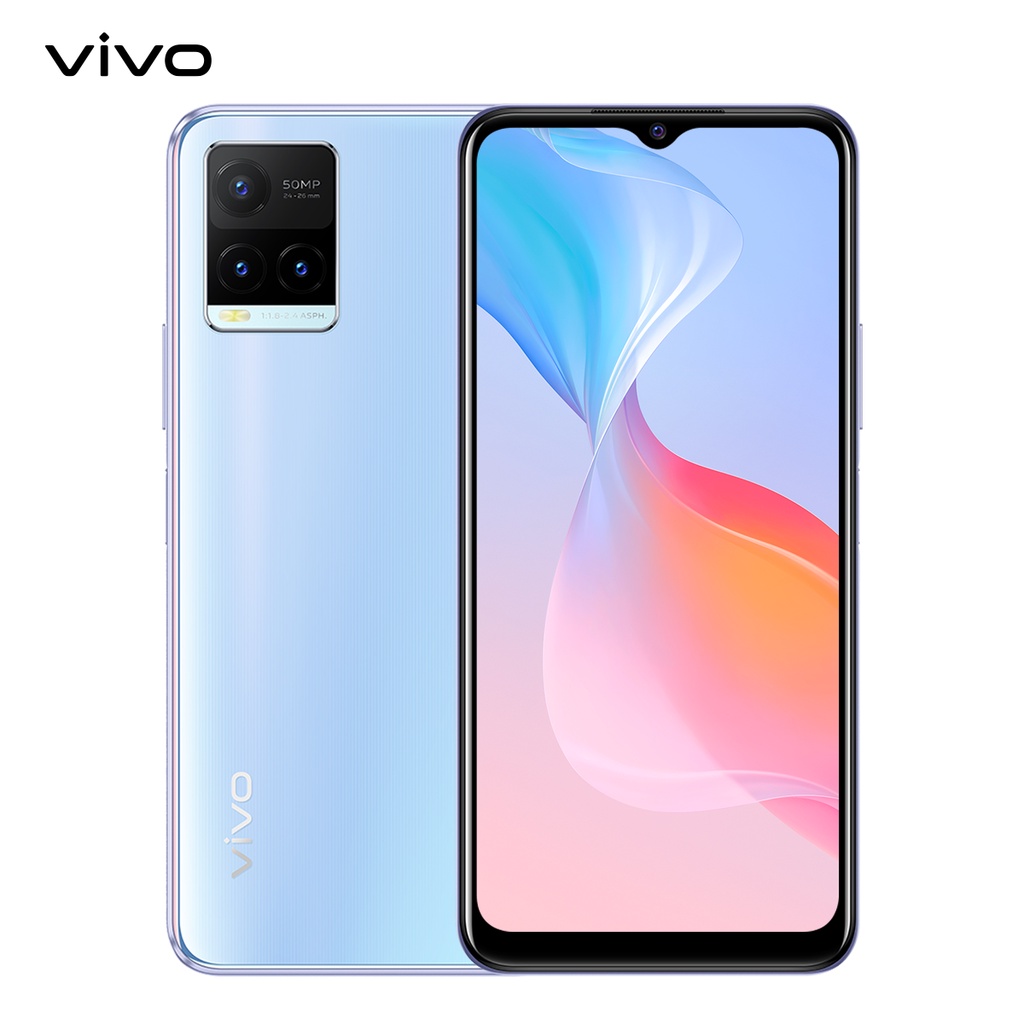 HP VIVO Y21S 4/128 GB - VIVO Y21 S RAM 4GB ROM 128GB GARANSI RESMI 4+1GB RAM