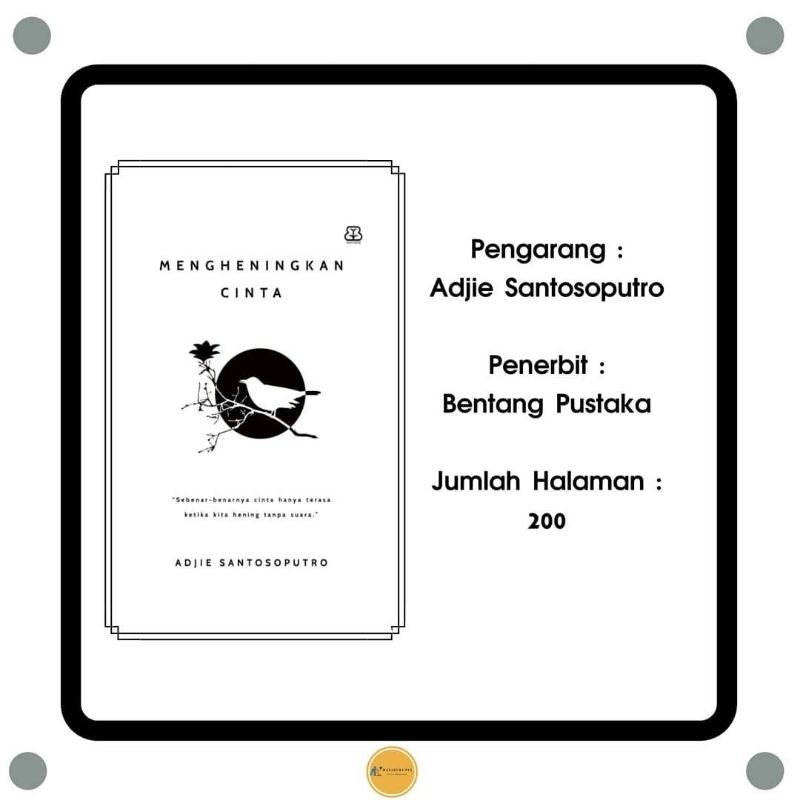 

Mengheningkan Cinta - Adjie Santosoputro