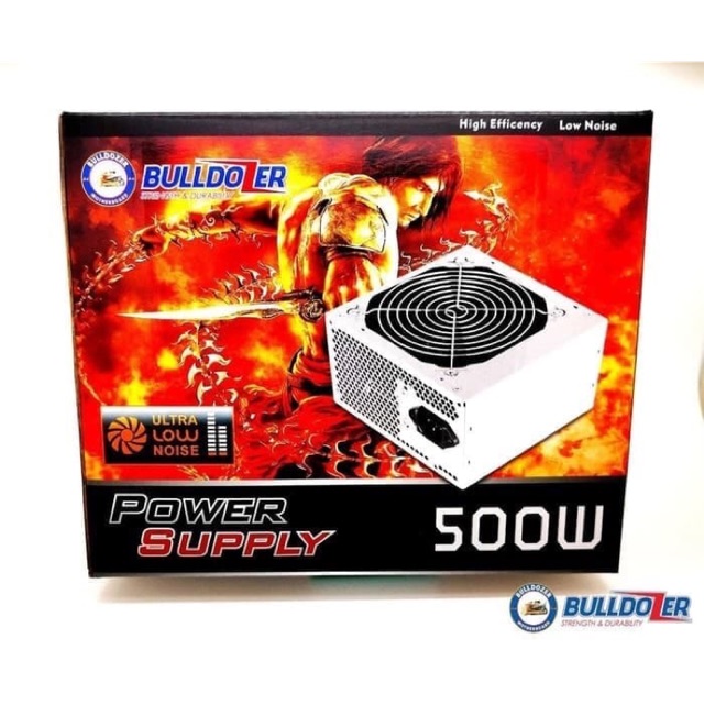 Power Supply BULLDOZER 500W PSU 500 Watt Fan 12cm