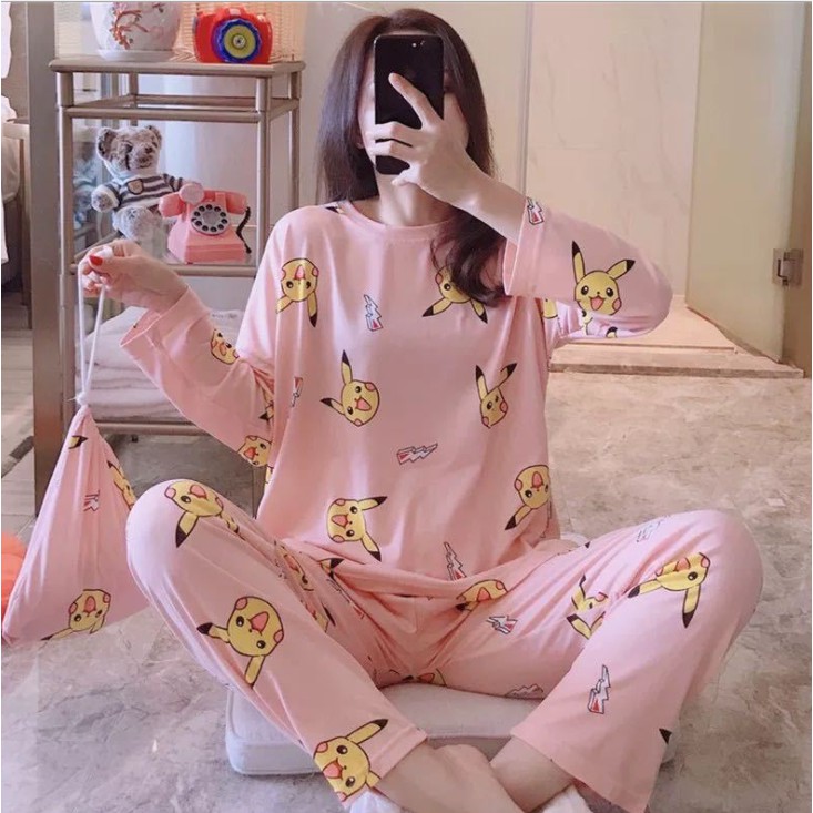 [TOYOU SHOP M36A] SETELAN LENGAN PANJANG | PIYAMA BAJU TIDUR WANITA | PAKAIAN WANITA DEWASA | PAJAMAS