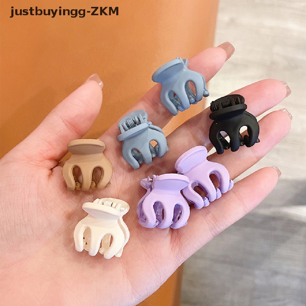 10 Pcs Jepit Rambut Mini Bahan Plastik Matte Untuk Bayi