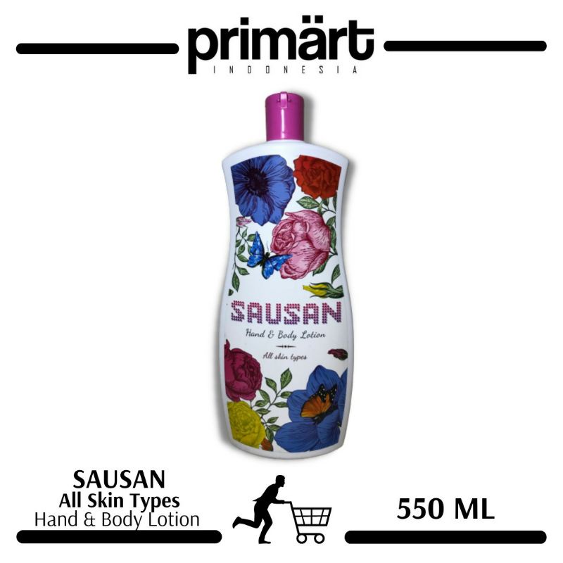 SAUSAN ALL SKIN TYPES HAND & BODY LOTION 550ML