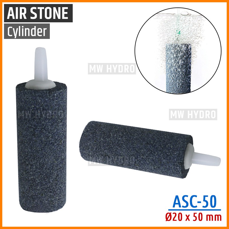 Air Stone Cylinder, 20x50 mm - Airstone / Batu Aerator Silinder