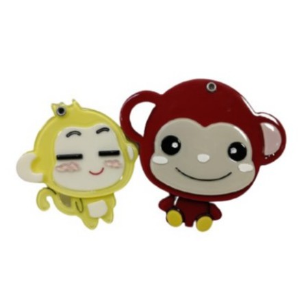 Cermin Rias Kaca Portable Travelling Mini Karakter Import-4