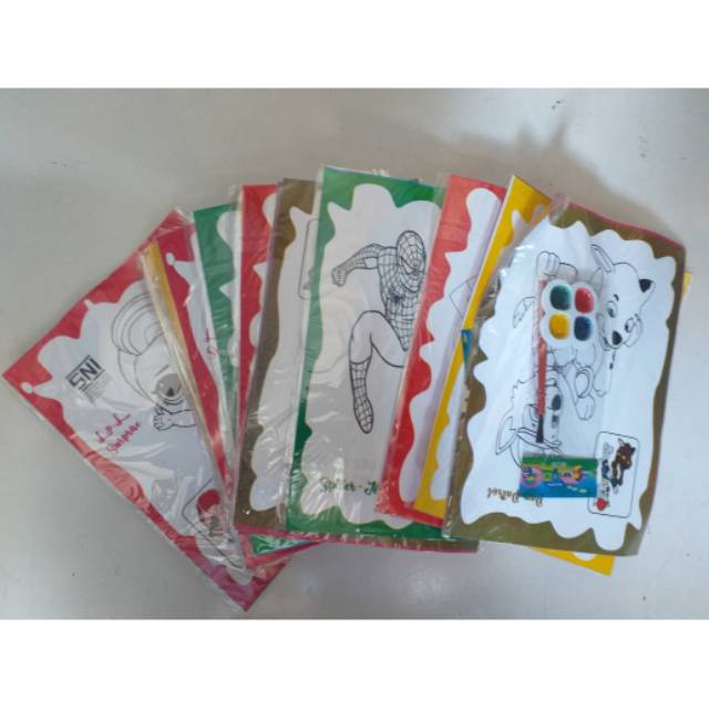 

Mewarnai cat air set LMBR