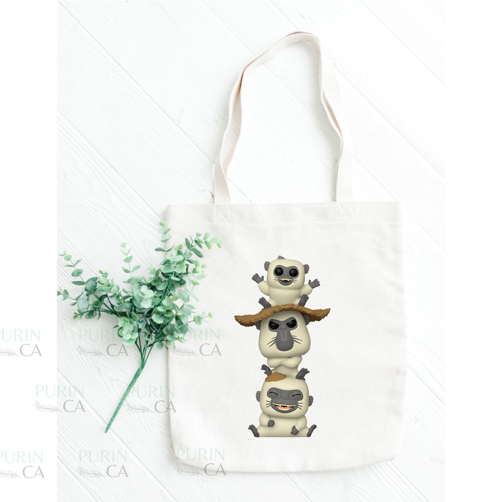 Tote bag Kanvas Gambar Disney Raya Ongi Monkey