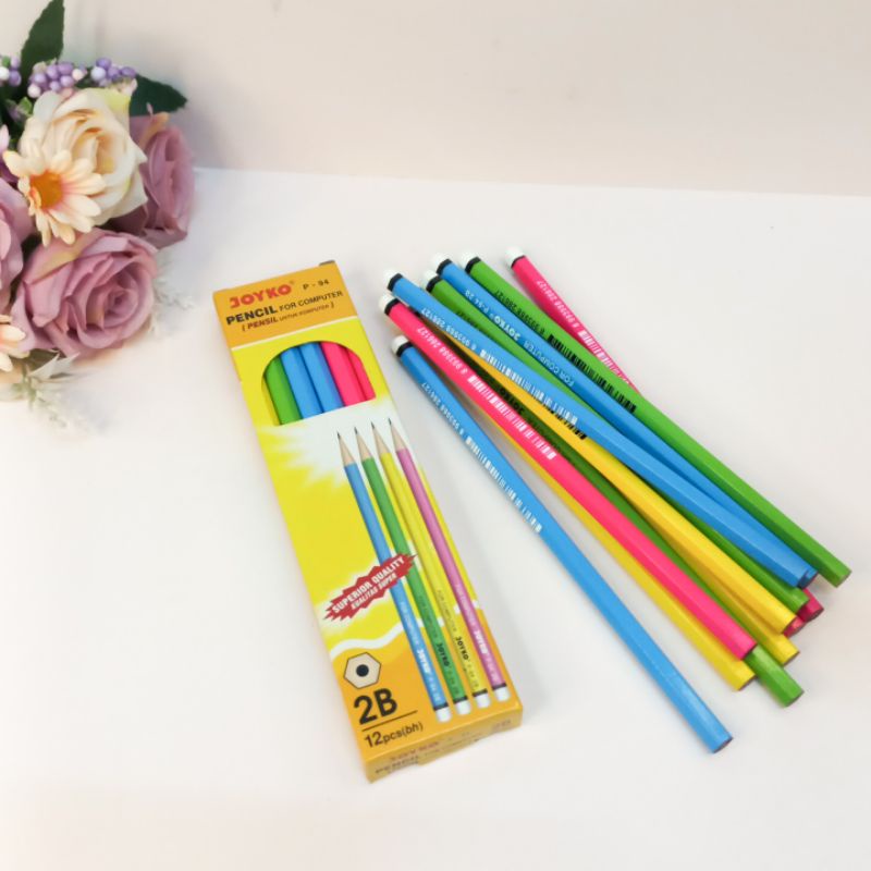 Pensil Joyko 2B isi 12Pcs Original