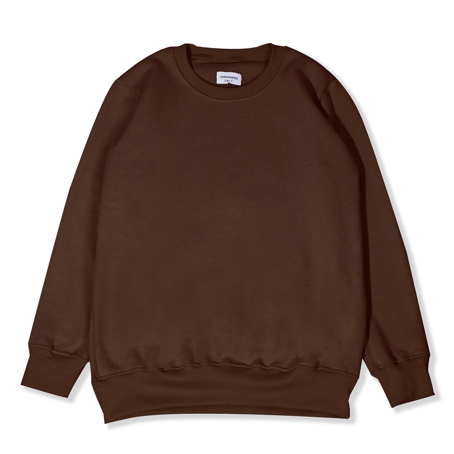 brown sweat shirt