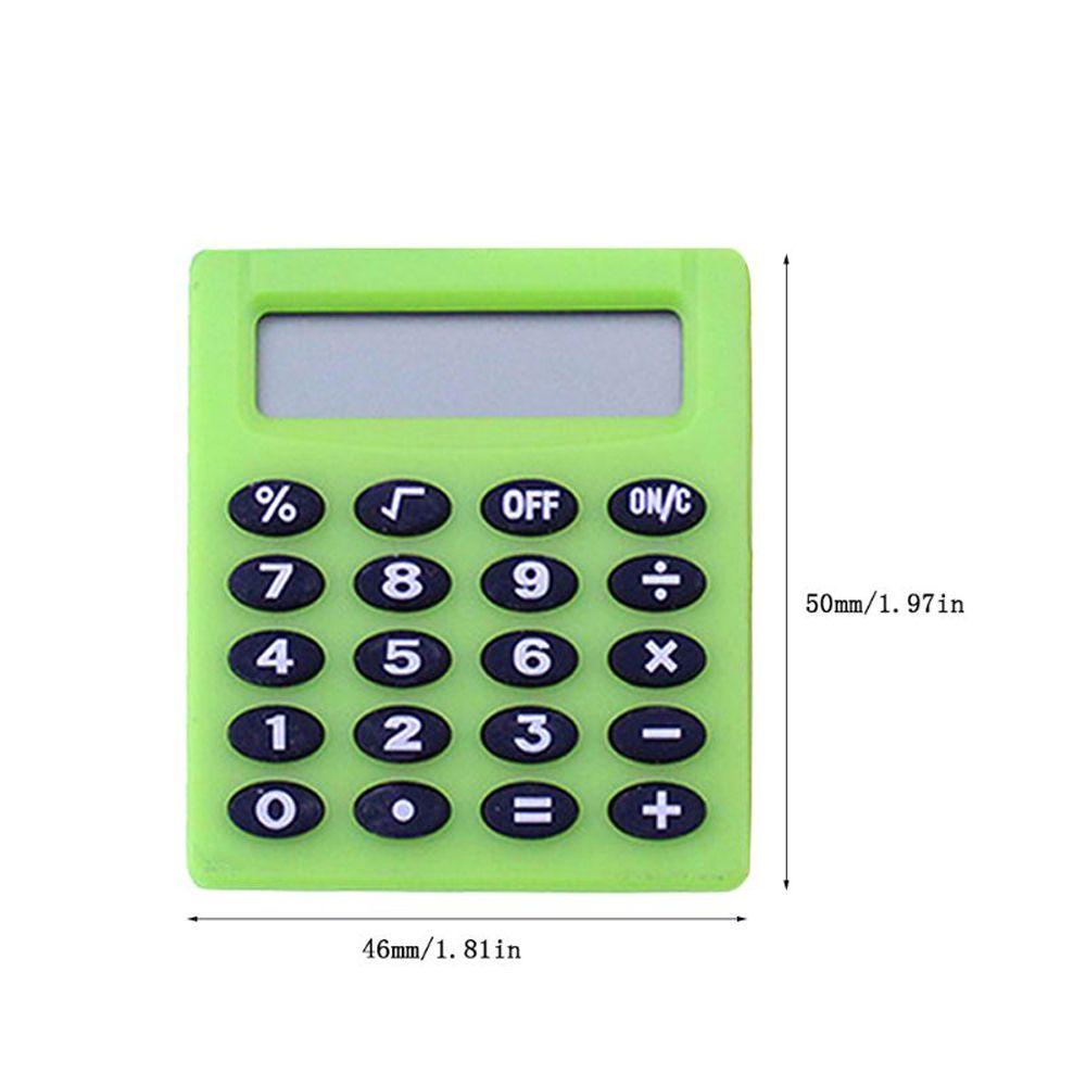 Lanfy Kalkulator Persegi Kecil Kawaii Lucu Perlengkapan Kantor Elektronik Kantor Personalized Student Digit Calculator