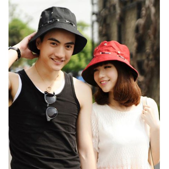 topi pancing bahan kain unisex cowok cewek travel santai (2C3) jto043