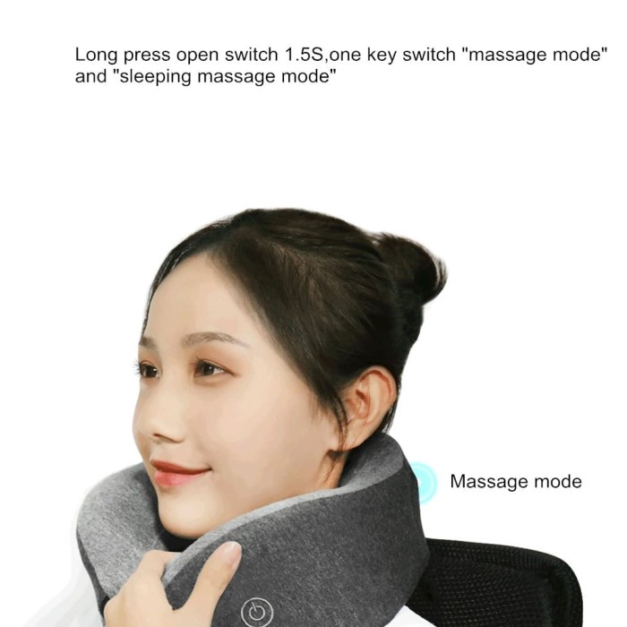 LEFAN LF Neck Pillow Massager LF-J003 Bantal Travel Pijat Leher