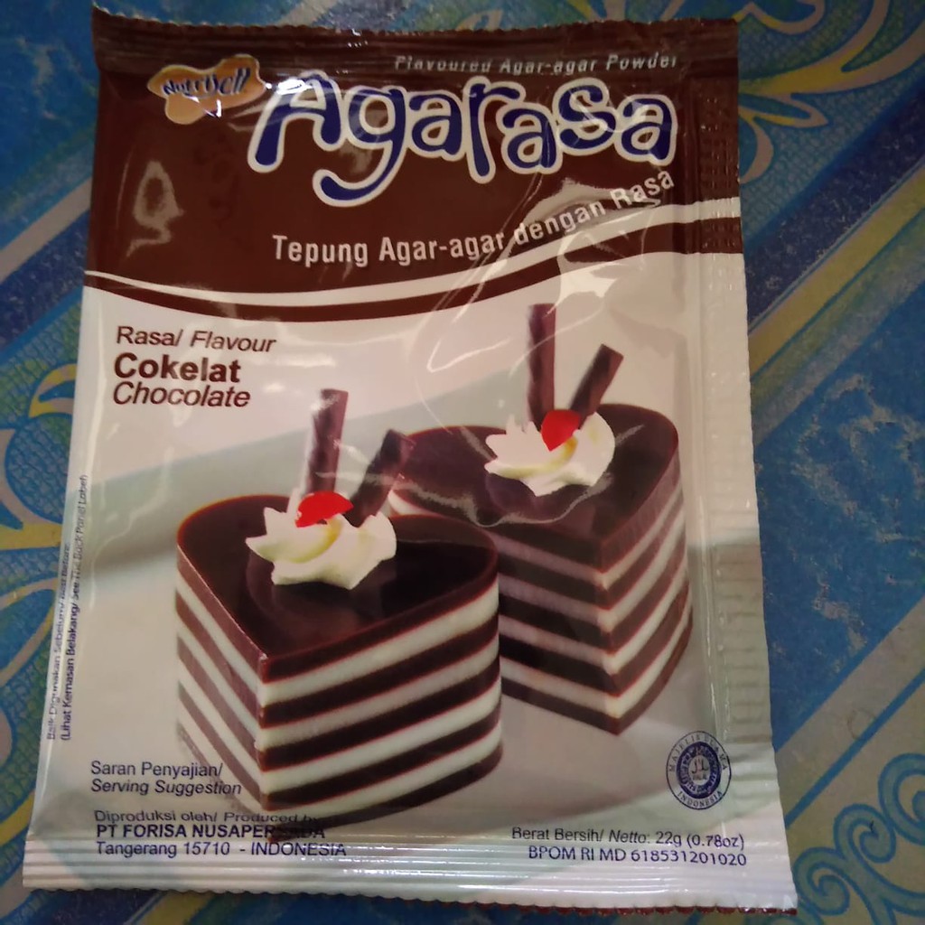 

AGARASA COKLAT SACHET 22 GRAM