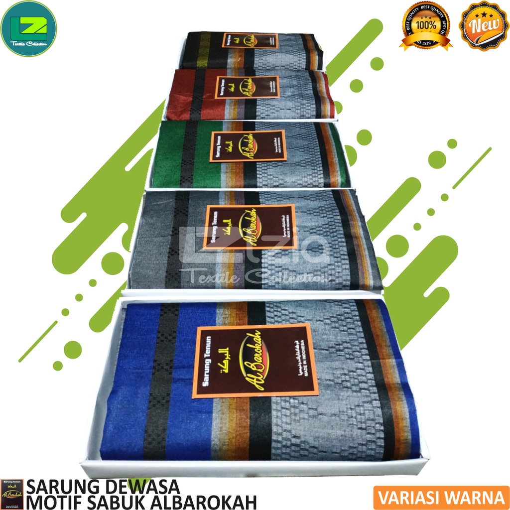 SARUNG DEWASA MOTIF SABUK VARIAN WARNA KEMASAN DUS