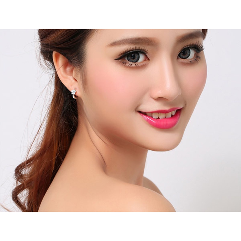 925 anting-anting perak murni, Busana sederhana, Anting-Anting wanita, Perhiasan Fashion Korea, Aksesoris telinga ED009