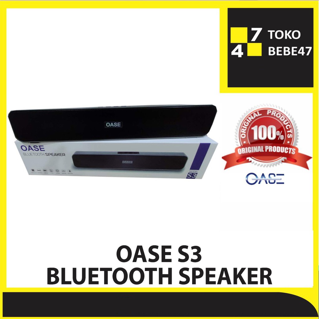 SPEAKER BLUETOOTH OASE S3 ORIGINAL Garansi OASE OPPO 100%