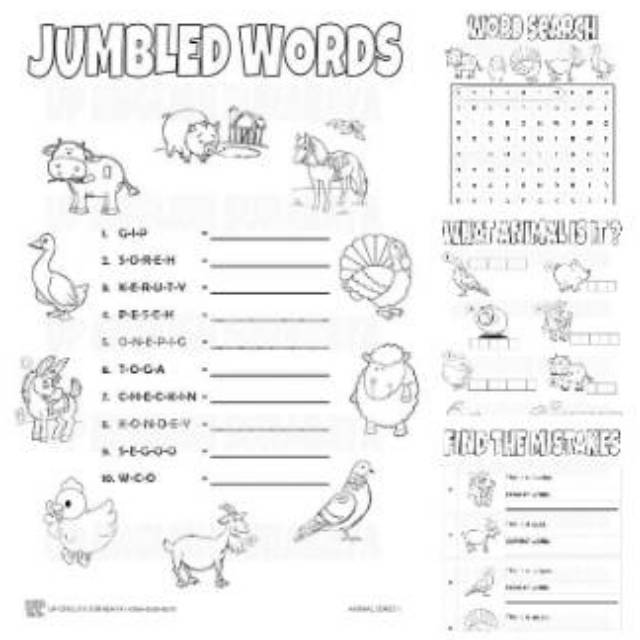 Jual WORKSHEET LATIHAN BAHASA INGGRIS ANIMAL SERIES 1 | Shopee Indonesia