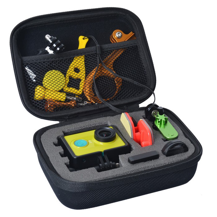 Shockproof Storage Case Medium  Kogan Xiaomi Yi GoPro 5 Sjcam SportCam - Hitam