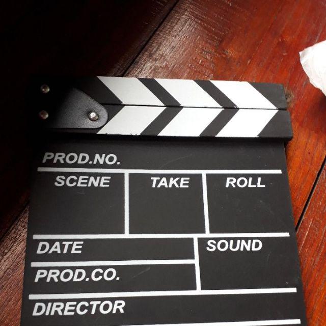 677 - Clapper Board Papan Penanda Action Claper Syuting Shooting Film