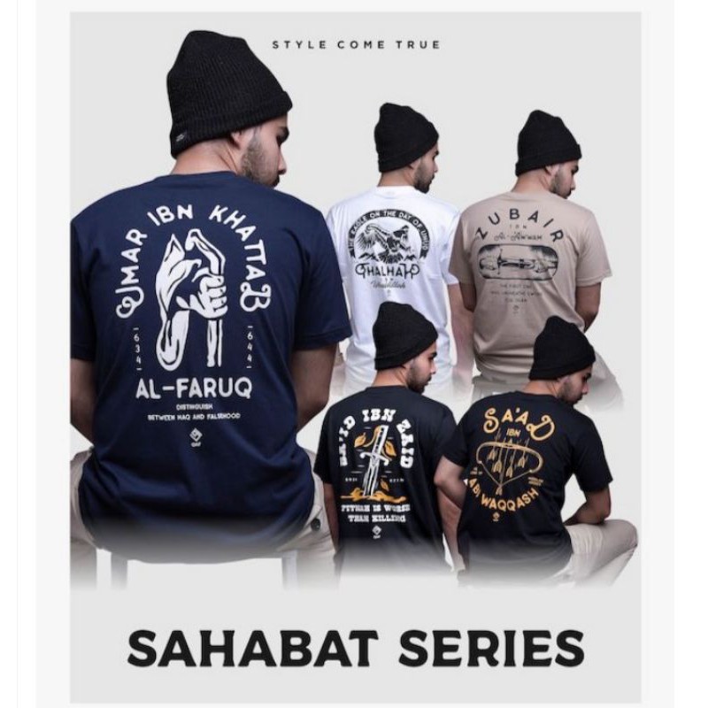 Kaos Dakwah Islami Lengan Pendek Baju Distro Muslim Pakaian Pria Original Produk Qaf Moesel Appare K