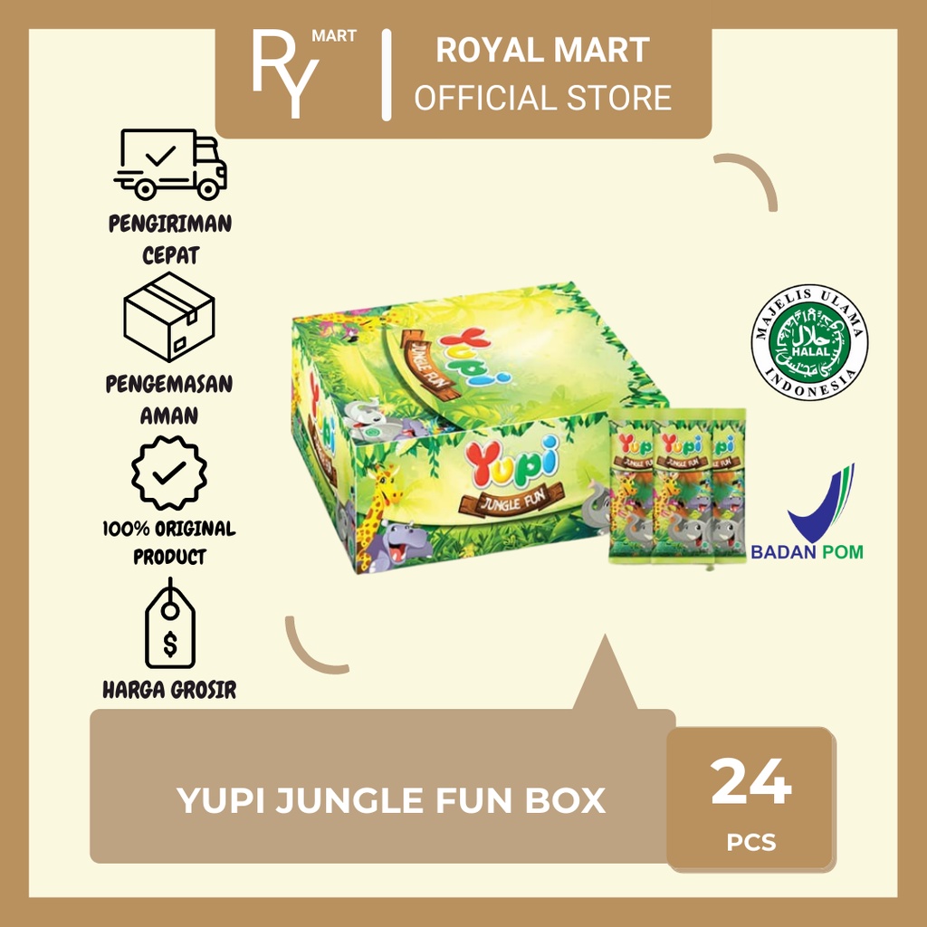 

Permen Yupi Jungle Fun Box 24's