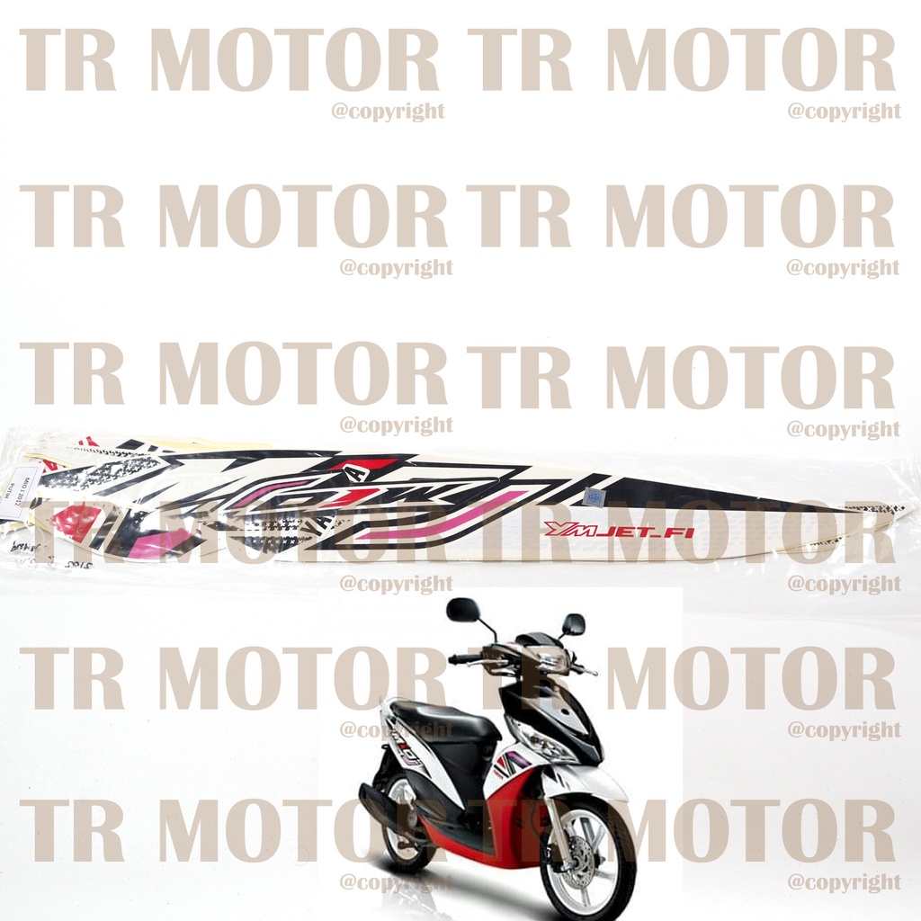 Stiker Motor Mio J 2012 Sticker Striping Full Set Body Motor