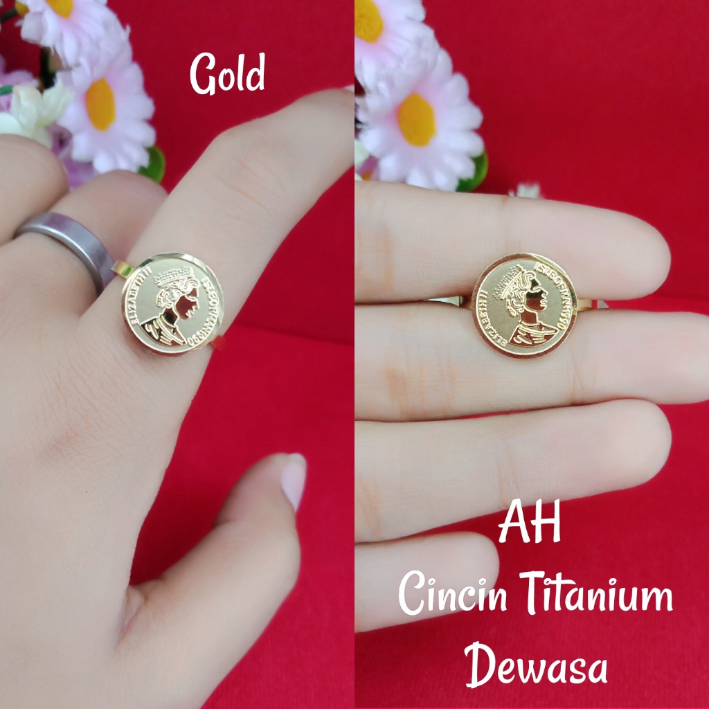 Cincin KOIN TITANIUM GOLD