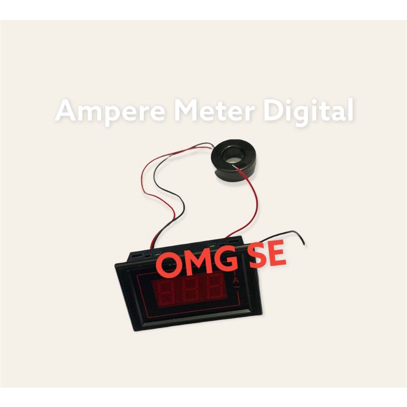 panel ampere meter digital