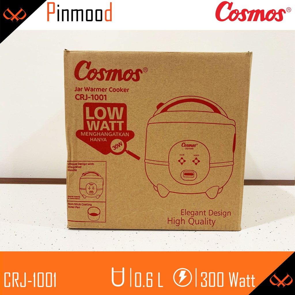 COSMOS MAGIC COM // RICE COOKER CRJ-1001 CRJ-101 N [ 0,6 LITER ] PENANAK NASI MINI KECIL LOW WATT