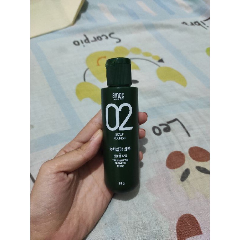 AMOS PROFESSIONAL THE GREENTEA SHAMPOO FRESH SAMPLE 80ml