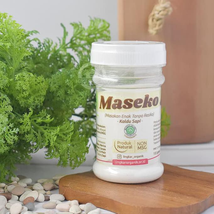 

GRATIS ! LINGKAR ORGANIK – Maseko Kaldu Sapi Non MSG - 100 Gr