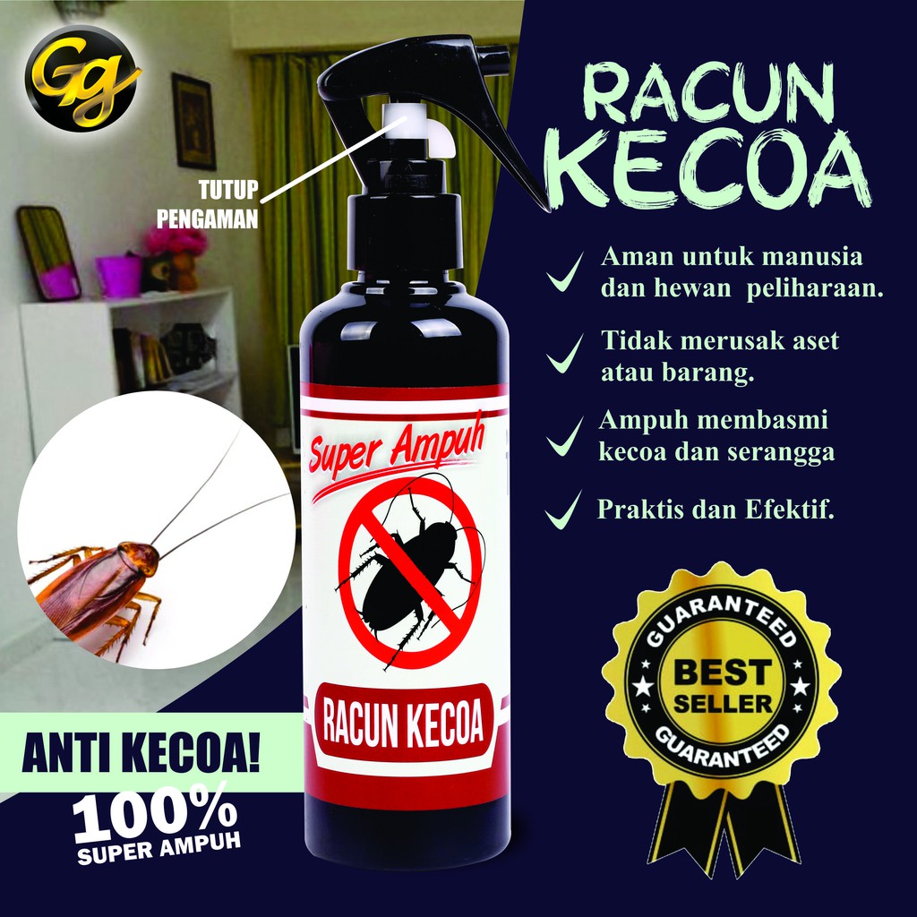 RACUN KECOA PEMBASMI KECOA CAIRAN KECOA PALING AMPUH DAN EFEKTIF - TERLARIS