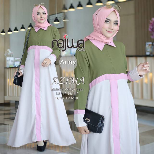 GAMIS AZIMA by najwa hijab