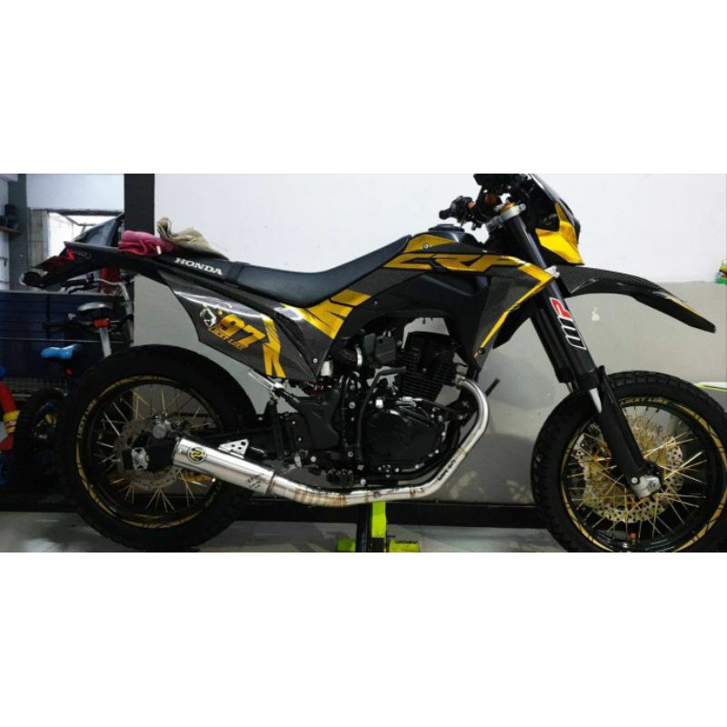 Knalpot Pekajaman Original Jogja Honda CRF 150 Kolong SuperMoto Stainless Original Racing Jogja FFA
