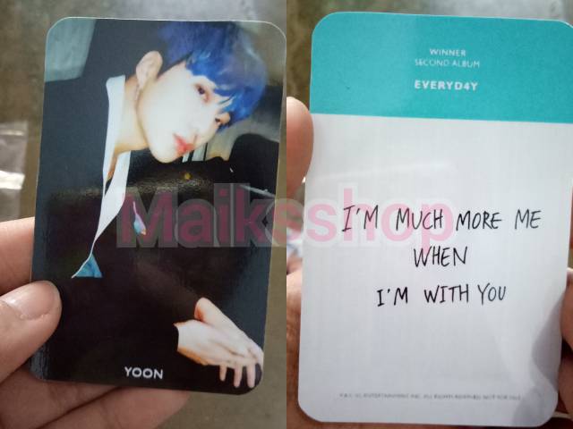 Winner Everyday Photocard Kpop