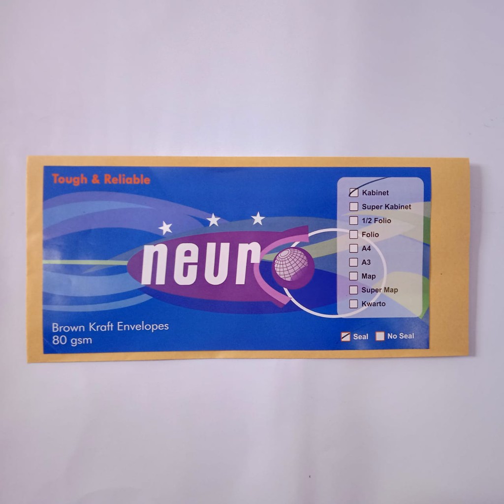 NEURO Amplop Coklat Kabinet "SEAL"