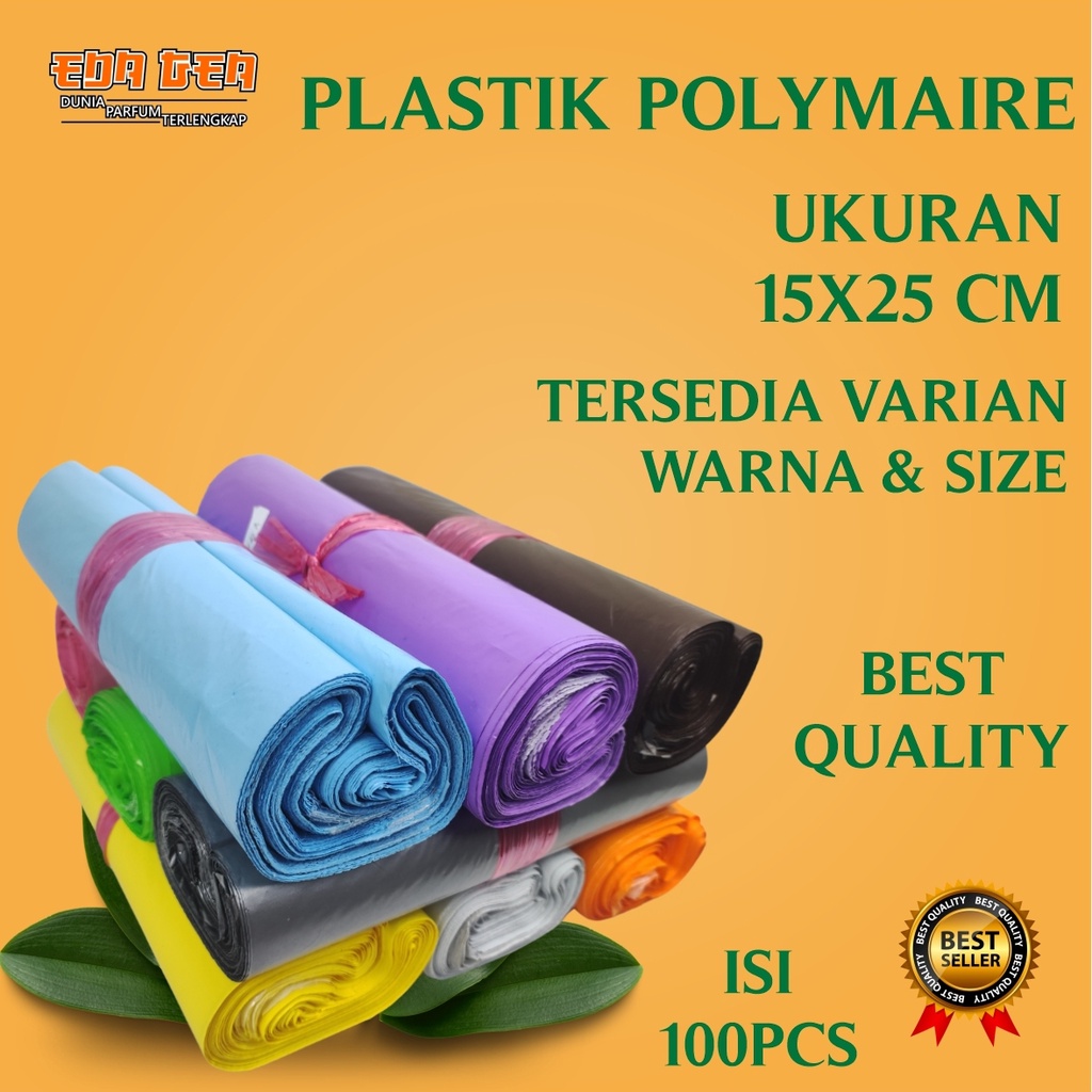 

PLASTIK POLYMAILER / PLASTIK PACKING ONLINE SHOP UKURAN 15X25CM & SUDAH TERMASUK LEM KUALITAS PREMIUM TERBAIK.