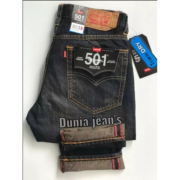 DJ //CELANA JEANS  BAHAN ORIGINAL JEANS LVS / CELANA PANJANG PRIA KEKINIAN