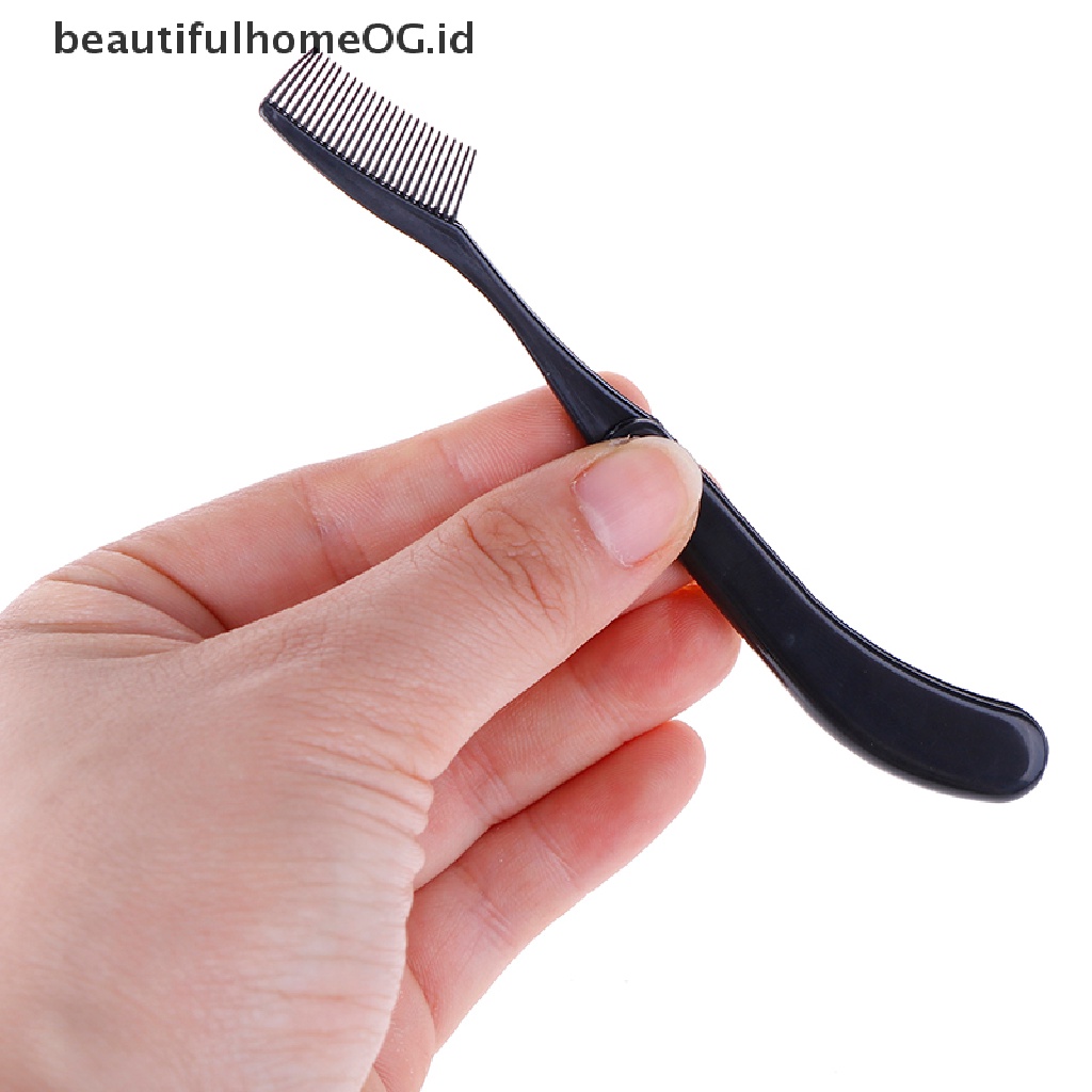 Sisir Pemisah Bulu Mata Model Lipat Untuk Alat Kosmetik