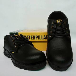  SEPATU  SAFETY CARTERPILLAR PENDEK  TALI  SEPATU  KERJA 