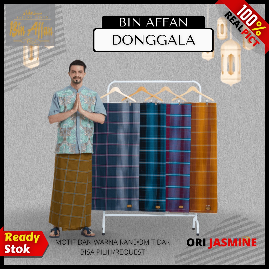 Sarung bin affan motif donggala