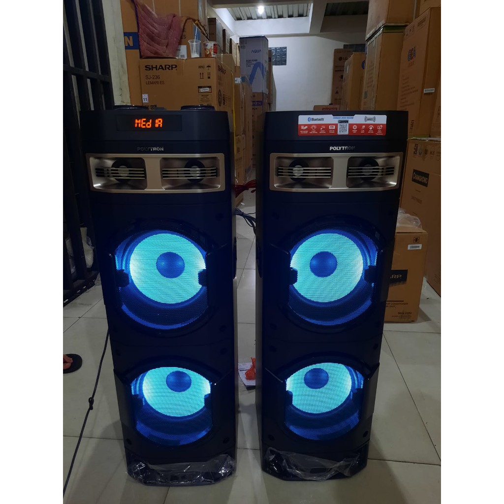 POLYTRON SPEAKER AUDIO PAS 10D28 PAS10D28 USB BLUETOOTH