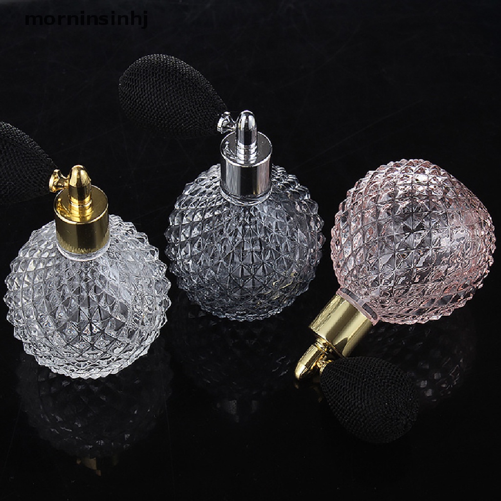 Mornin Botol Parfum Spray Atomizer Kristal Vintage Refillable Untuk Wanita