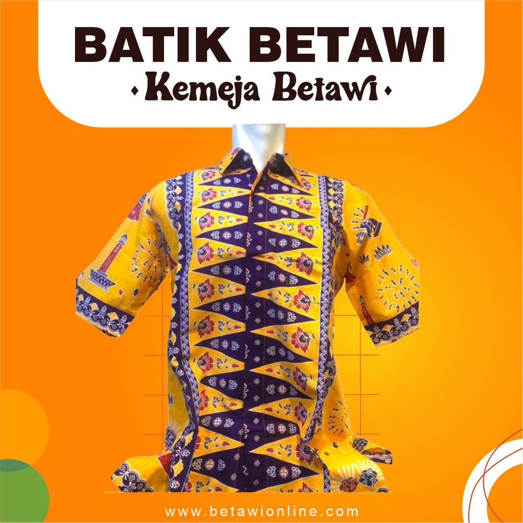 Kemeja Batik Betawi Pria