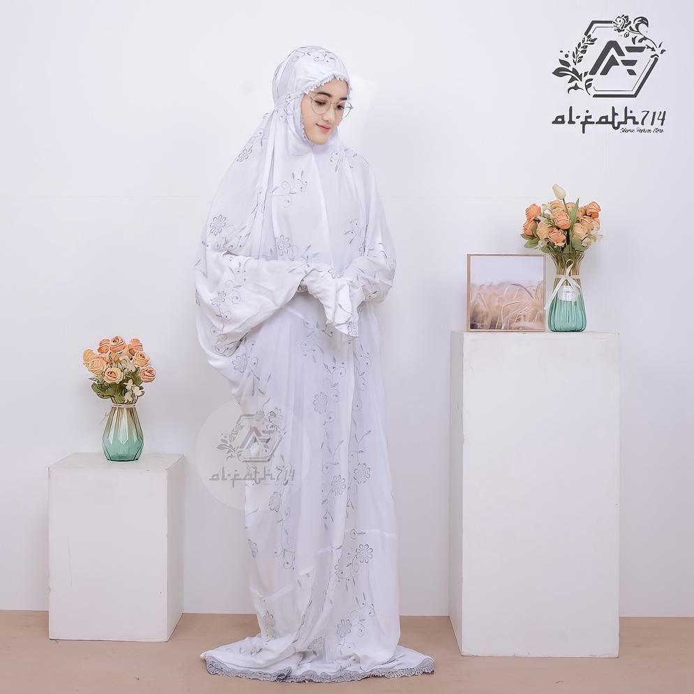 BGD.10Jn22ᴶ– Mukena terusan dewasa jumbo bordir gracella mukena terusan rayon mukena lajuran dewasa2