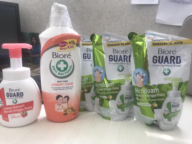 Biore Guard Foaming Hand Soap Fresh Anti-bacterial Refill