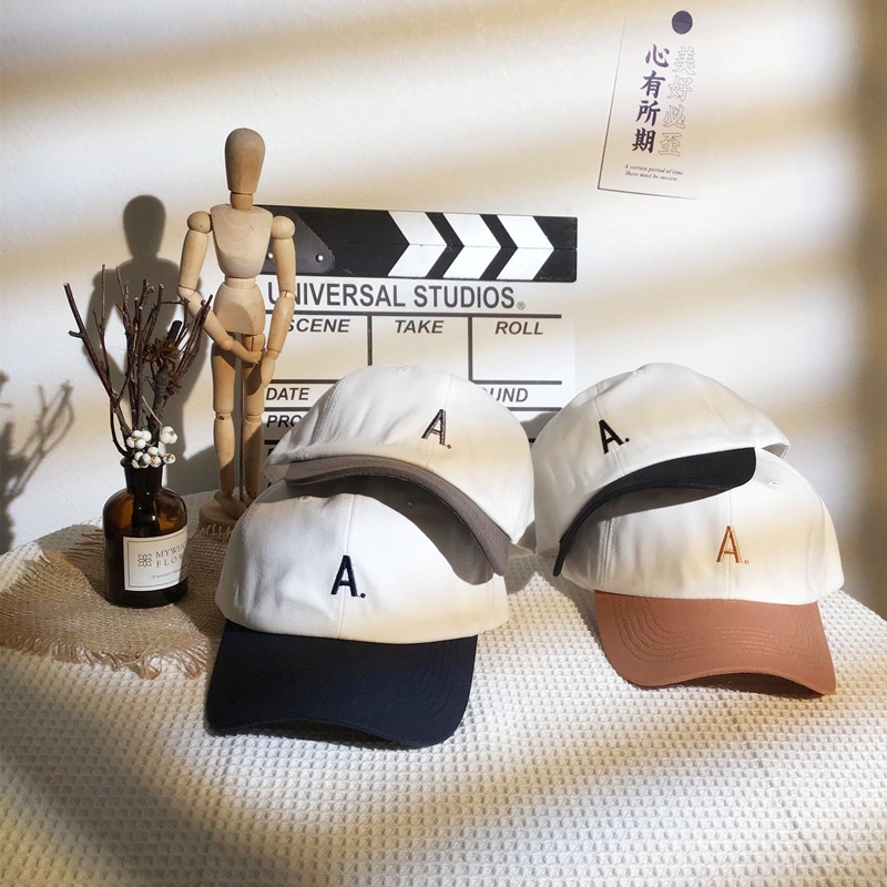 Putih Surat Topi Bisbol Wanita Korea Lembut Top Warna    Semua    Topi Subnet Merah wajah Kecil Memu