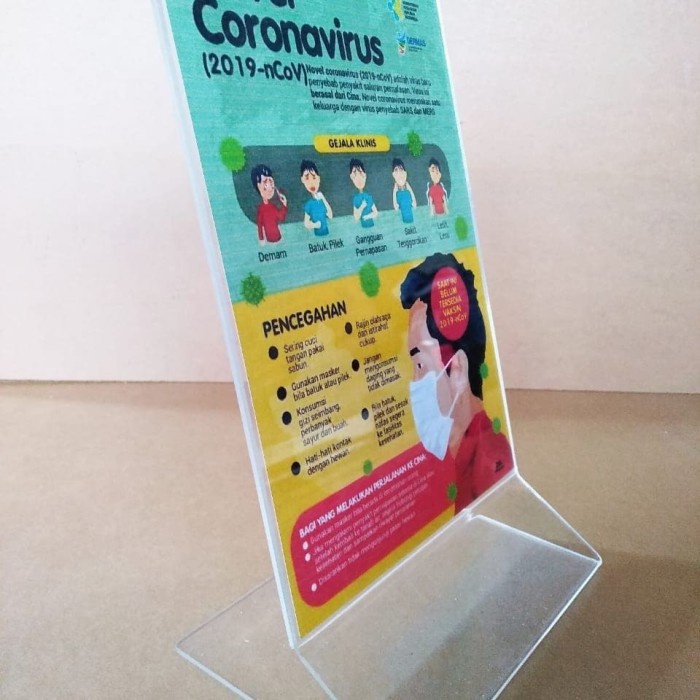 

Terlaris Display Pencegahan Corona A5