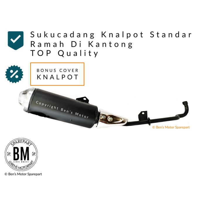 Knalpot Standar Honda Revo Fit Lama / Revo Fit Karbu - Knalpot Standar