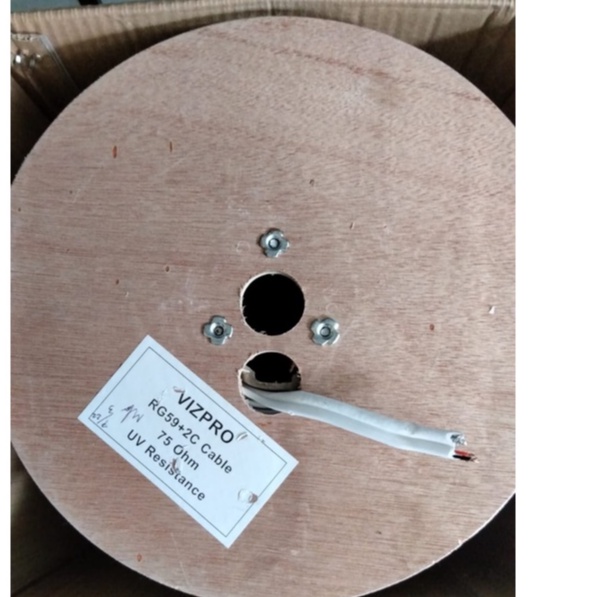 Kabel RG59 + Power VIZPRO + Power Hitam/Putih