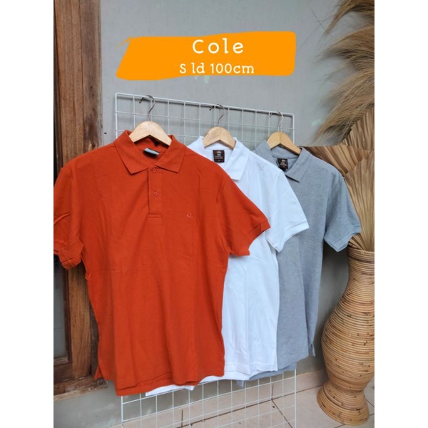 ✅kaos kerah polo Cole matahari S